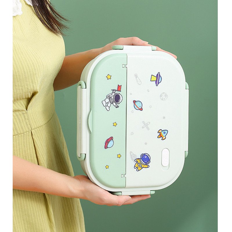 316 stainless steel insulated lunch box for primary school students,food-grade children's compartmentalized lunch box for men and women