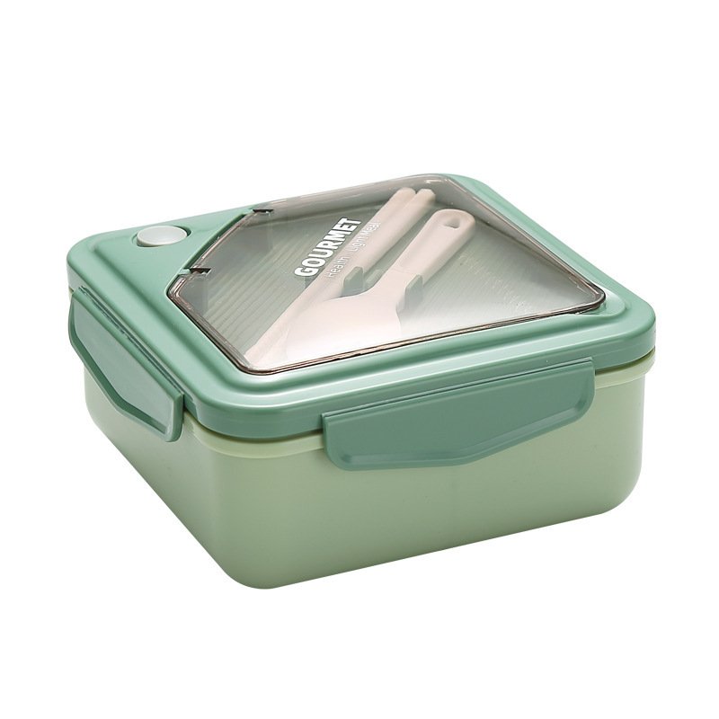 Plastic compartment lunch box,microwave heating partition lunch box,student office worker portable lunch box