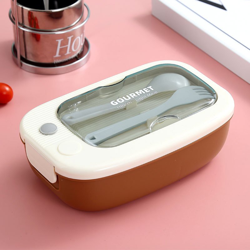 Plastic compartment lunch box,microwave heating partition lunch box,student office worker portable lunch box