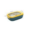 Plastic compartment lunch box,microwave heating partition lunch box,student office worker portable lunch box