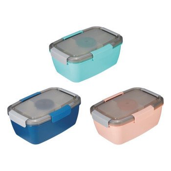 Large plastic lunch box,fresh-keeping box,student sealed storage box,food-grade double-layer microwaveable lunch box