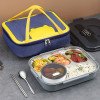 316 stainless steel insulated lunch box,office workers' microwave-sealed compartmentalized lunch box,large-capacity canteen lunch