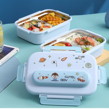 316 stainless steel insulated lunch box,student-specific cute compartmentalized lunch box,office workers' portable lunch tray lunch box