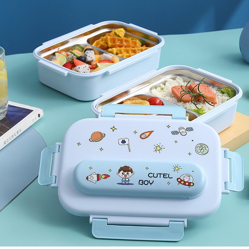 316 stainless steel insulated lunch box,student-specific cute compartmentalized lunch box,office workers' portable lunch tray lunch box