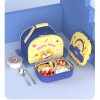 316 stainless steel children's cartoon lunch box,student compartmentalized lunch tray,kindergarten lunch tray,food-grade home dining box