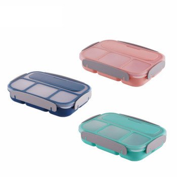 Plastic lunch box,microwaveable sealed lunch box,food-grade PP compartment sealed box