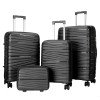 PP trolley case fashionable travel trolley case pp hard shell case 20 inch boarding suitcase