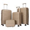 PP trolley case fashionable travel trolley case pp hard shell case 20 inch boarding suitcase