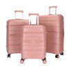 PP hard shell box 20 24 28 three piece set large capacity suitcase