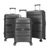 PP hard shell box 20 24 28 three piece set large capacity suitcase