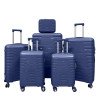 PP trolley case 20 24 28 foreign trade three-piece zipper suitcase adult boarding case