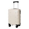 18-inch lightweight carry-on suitcase for girls with zippers(height 45cm, width 32cm, thickness 23cm)