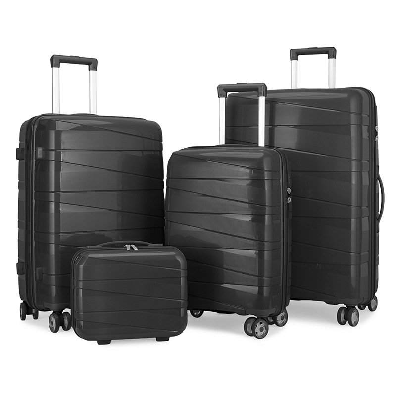 PP Trolley Case Large Capacity Fashion Suitcase Trolley Case Silent Universal Wheel Student Luggage