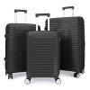 Trolley case large capacity PP hard shell case universal wheel travel trolley case suitcase three-piece set