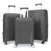 Trolley case large capacity PP hard shell case universal wheel travel trolley case suitcase three-piece set