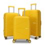 Fashionable travel trolley case 20-inch boarding case silent caster suitcase PP trolley case hard shell