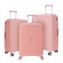 Large capacity trolley case PP box fashionable suitcase 24 inch trolley case