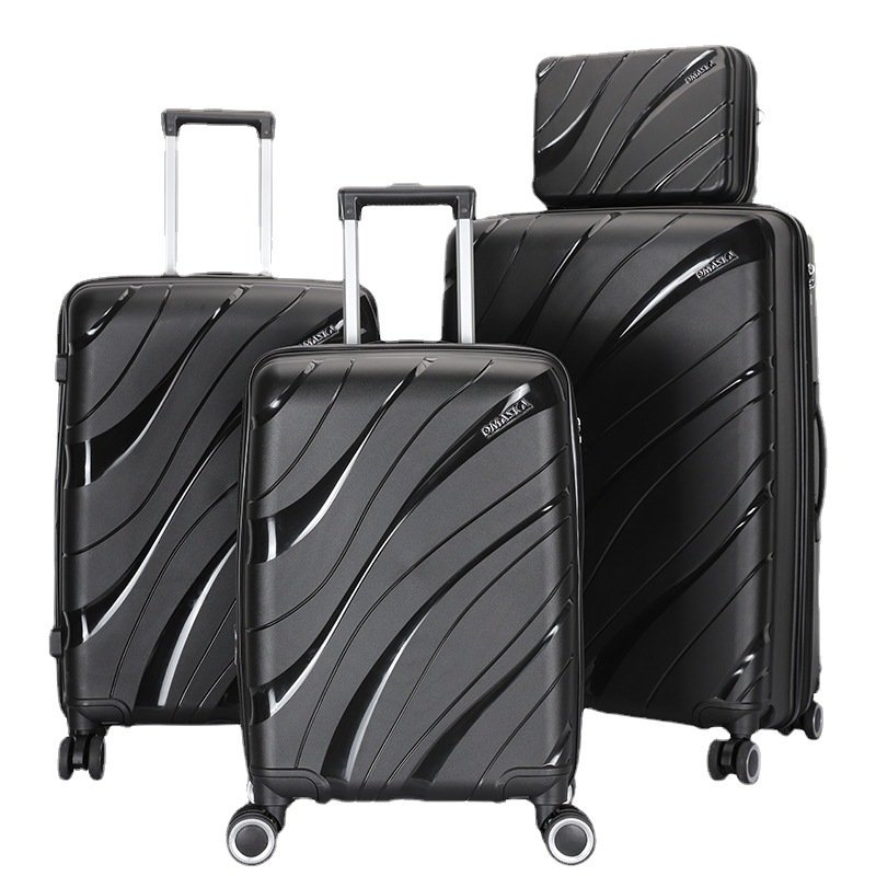 PP trolley case suitcase PP suitcase 20 24 28 three-piece suitcase