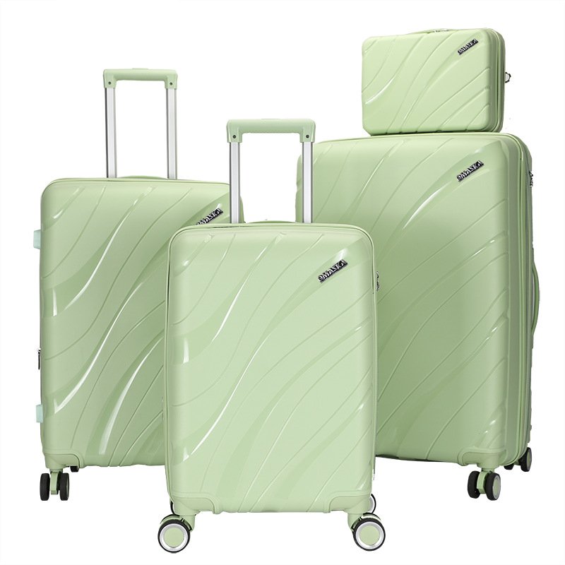 PP trolley case suitcase PP suitcase 20 24 28 three-piece suitcase