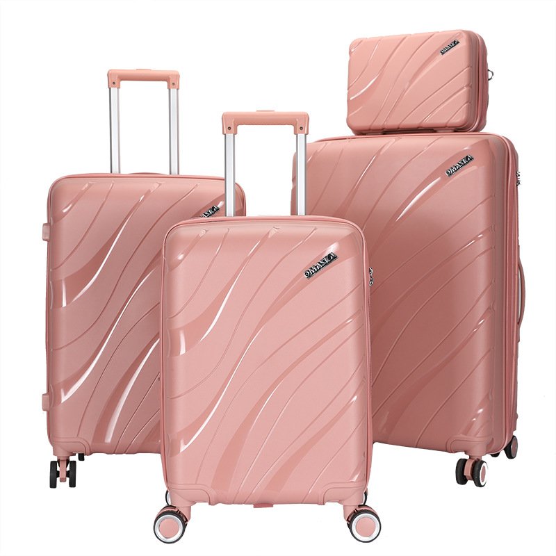 PP trolley case suitcase PP suitcase 20 24 28 three-piece suitcase