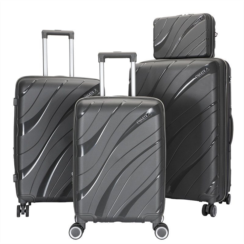 PP trolley case suitcase PP suitcase 20 24 28 three-piece suitcase