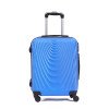 Fashionable corrugated printed suitcase telescopic trolley suitcase outdoor travel universal wheel boarding suitcase
