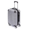 Fashionable and creative ABS material suitcase, new striped printed luggage, large capacity boarding suitcase for outdoor travel