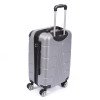 Fashionable and creative ABS material suitcase, new striped printed luggage, large capacity boarding suitcase for outdoor travel
