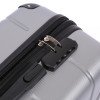 Fashionable and creative ABS material suitcase, new striped printed luggage, large capacity boarding suitcase for outdoor travel