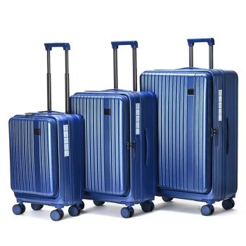 Lightweight and portable sapphire password suitcase, boarding suitcase, strong and durable, 20-24-28 inches/set