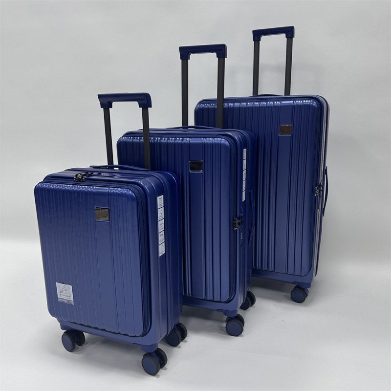 Lightweight and portable sapphire password suitcase, boarding suitcase, strong and durable, 20-24-28 inches/set