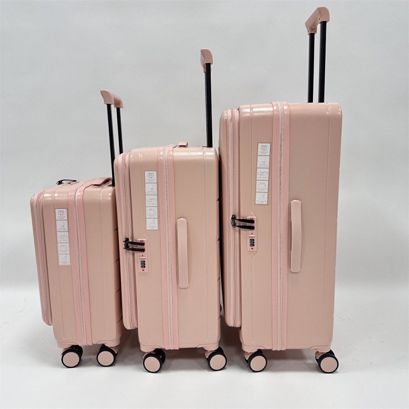 Practical and fashionable suitcase, multifunctional special computer pocket, ABS high-quality wholesale 20-24-28 inches/set