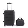 Fashionable striped printing large-capacity luggage new simple universal wheel suitcase portable telescopic trolley case