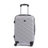 Grid printed suitcase, unisex outdoor travel suitcase, fashionable retractable trolley suitcase