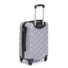Grid printed suitcase, unisex outdoor travel suitcase, fashionable retractable trolley suitcase