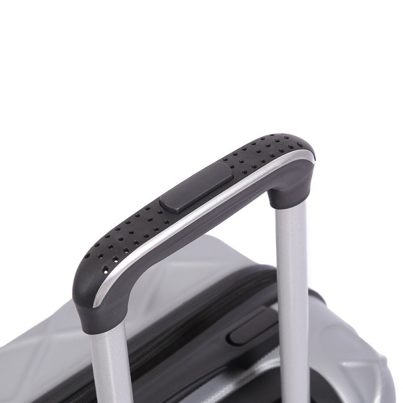 Grid printed suitcase, unisex outdoor travel suitcase, fashionable retractable trolley suitcase