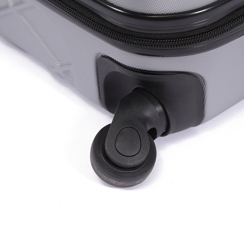 Grid printed suitcase, unisex outdoor travel suitcase, fashionable retractable trolley suitcase