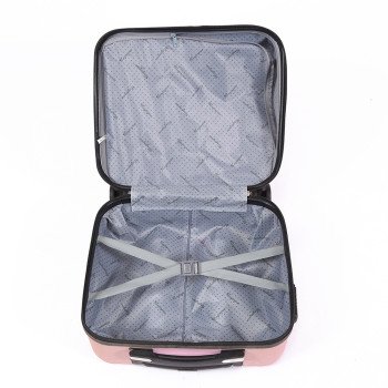 Outdoor travel luggage, ABS telescopic trolley, portable suitcase, 16 inches