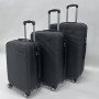 Black ABS 20-24-28 trip suitcase manufacturer wholesale password set portable business trolley bag