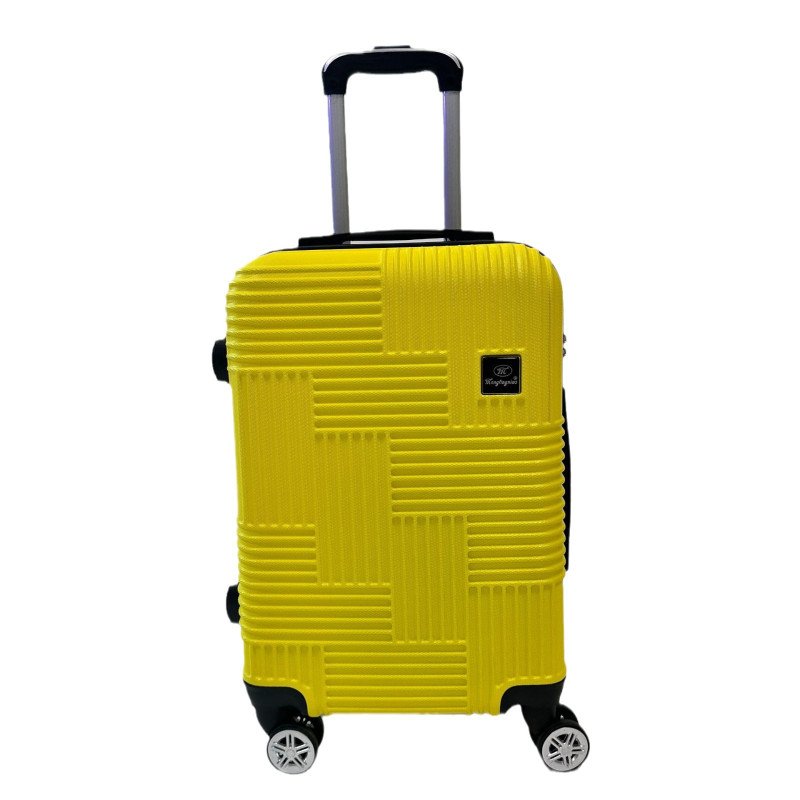 Yellow plaid suitcase travel simple luggage storage trolley case safety protection password box can be ordered for wholesale