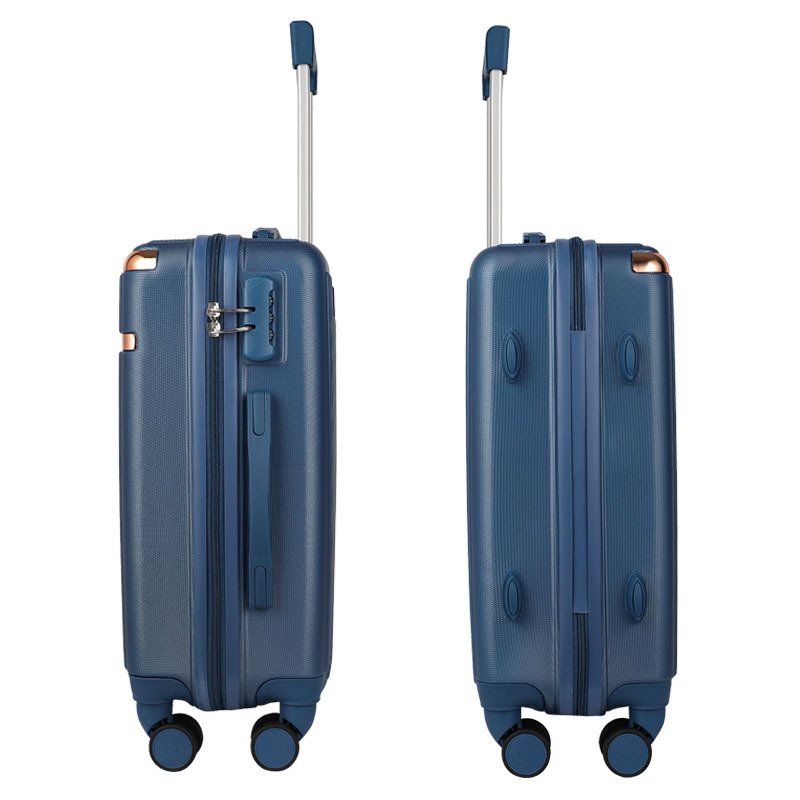 new high-end ABS 3-piece suitcase zipper multi-size suitcase shock-proof and anti-fall trolley case 20/24/28inch