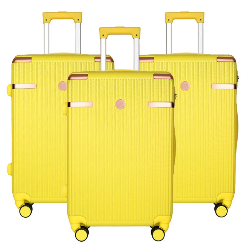 2024 customized ABS suitcase 28-inch large-capacity suitcase 3-piece set anti-fall trolley case 20-24-28inch