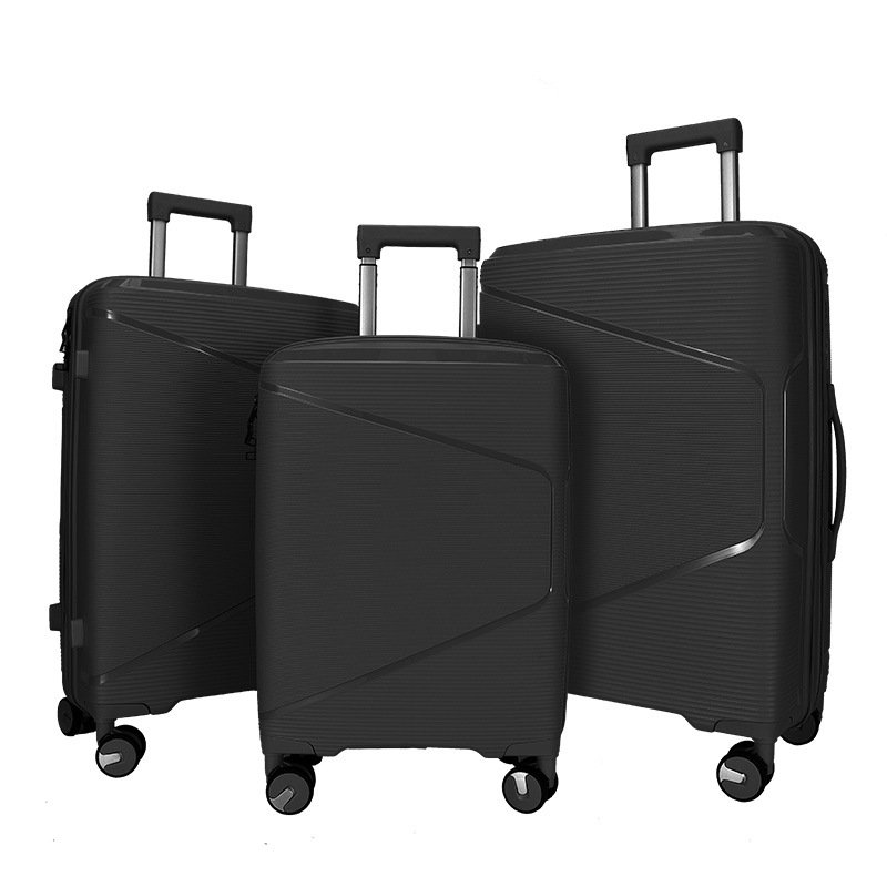 PP hard shell silent universal wheel trolley case 20 inch boarding case 24 inch suitcase