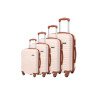 ABS zipper 3-piece suitcase high-end large-capacity trolley case silent wheel suitcase 20-24-28-32inch