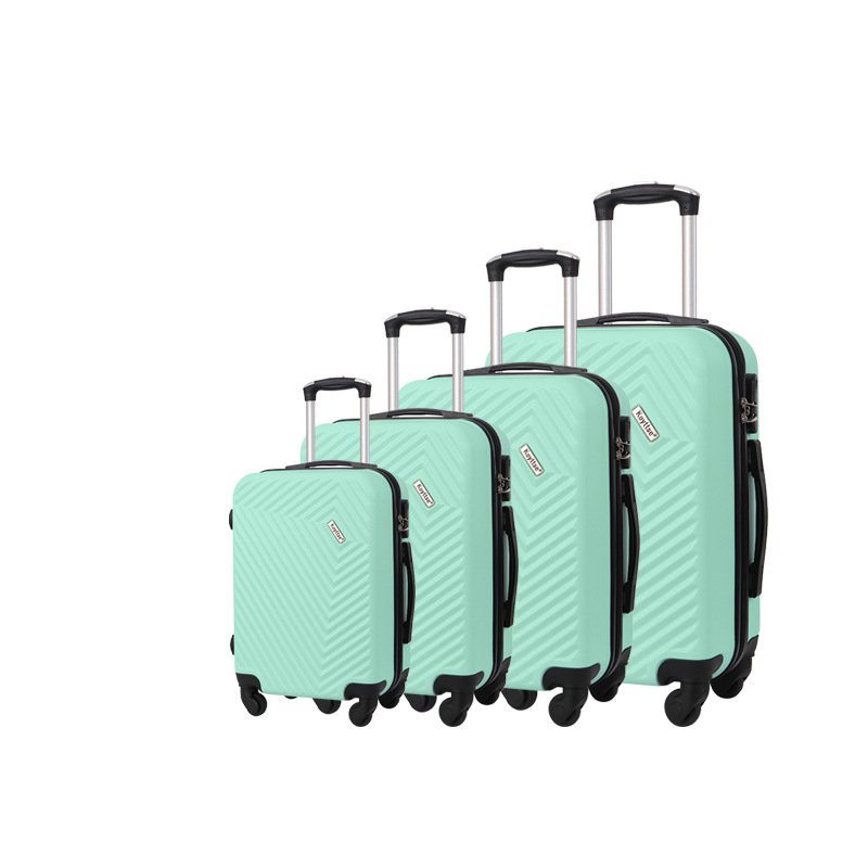 ABS zipper 3-piece suitcase high-end large-capacity trolley case silent wheel suitcase 20-24-28-32inch