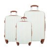 Solid color ABS multi-functional large capacity suitcase 360 ??silent universal wheel trolly case 12/15/20/24/28/32inch
