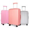 Large capacity universal wheel pp trolley case multi-piece trolley case 21/25/29inch