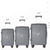 pp zipper suitcase multi-piece set extra large capacity trolley case universal wheels waterproof travel 20/24/28inch