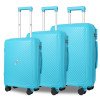 pp zipper suitcase multi-piece set extra large capacity trolley case universal wheels waterproof travel 20/24/28inch