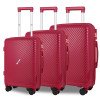 pp zipper suitcase multi-piece set extra large capacity trolley case universal wheels waterproof travel 20/24/28inch